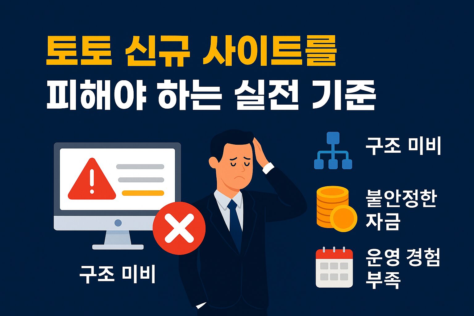 토토 신규 사이트를 피해야 하는 실전 기준과 운영 구조 리스크 요약 이미지